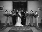 Hon. Neville Napier; Eileen Napier (née Thorne) with wedding party NPG x158266