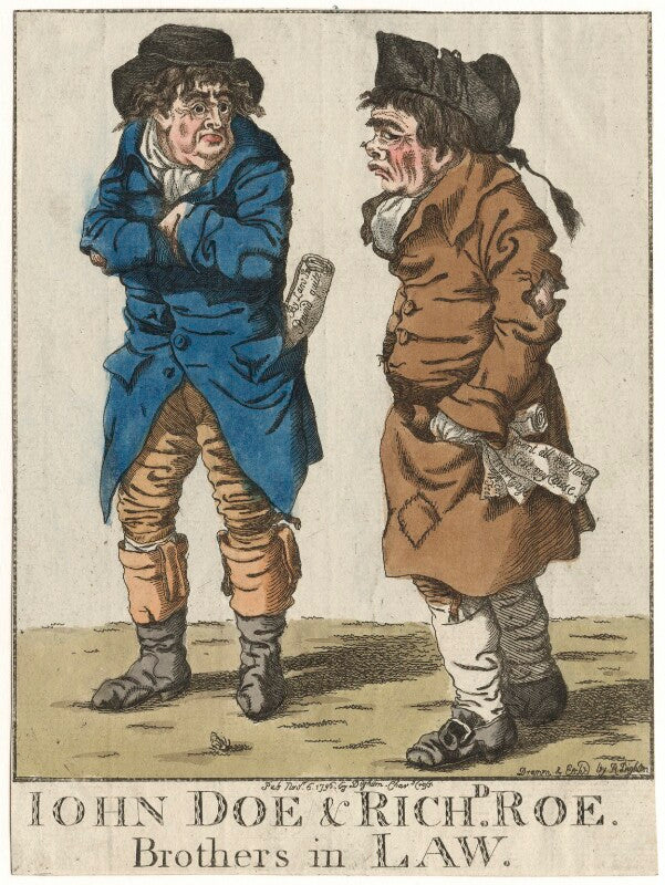 'john doe & richd roe. brothers in law' npg d13404