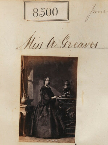 Miss A. Greaves NPG Ax58322