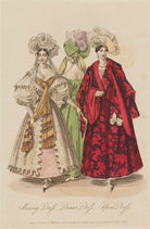 French Fashions, December 1831. 'Morning Dress. Dinner Dress. Opera Dress' NPG D47660
