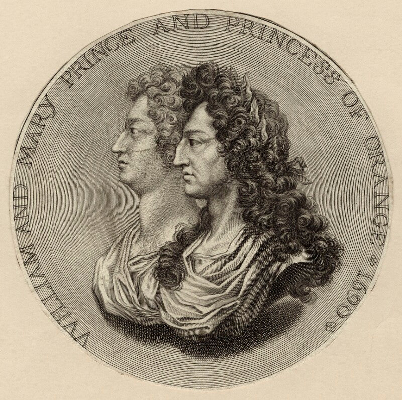 Queen mary ii; king william iii npg d32771