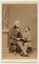 Henry Brougham, 1st Baron Brougham and Vaux with his nephew NPG x132275