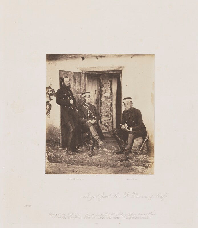 Sir edward bruce hamley; sir john miller adye; sir richard james dacres npg ax24913