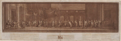 The Procession of the Knights of the Most Noble Order of the Garter NPG D11097