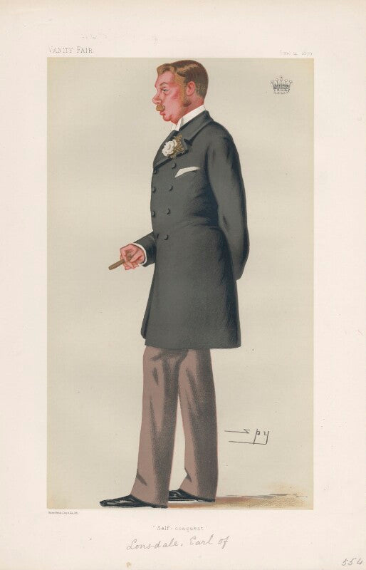 St george henry lowther, 4th earl of lonsdale ('statesmen. no. 306. "self conquest."') npg d43907