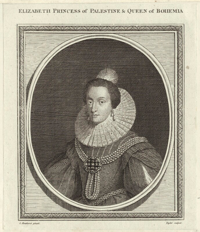 Princess elizabeth, queen of bohemia and electress palatine npg d25747