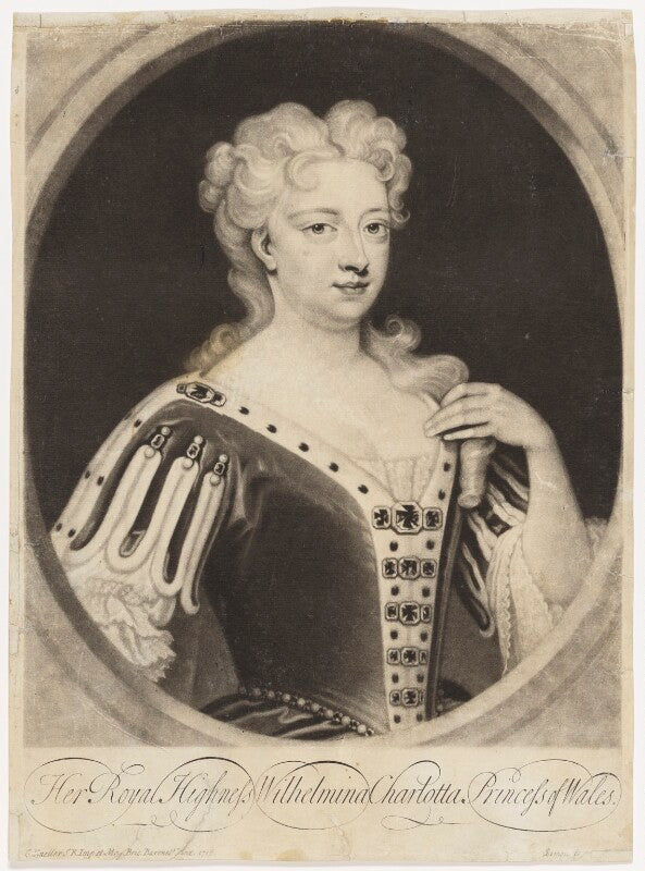 Caroline wilhelmina of brandenburg ansbach when princess of wales npg d7916