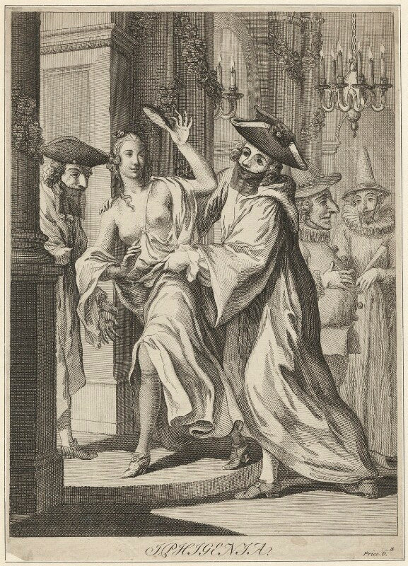 'iphigenia' (elizabeth pierrepont (née chudleigh, later hervey), duchess of kingston) npg d32145