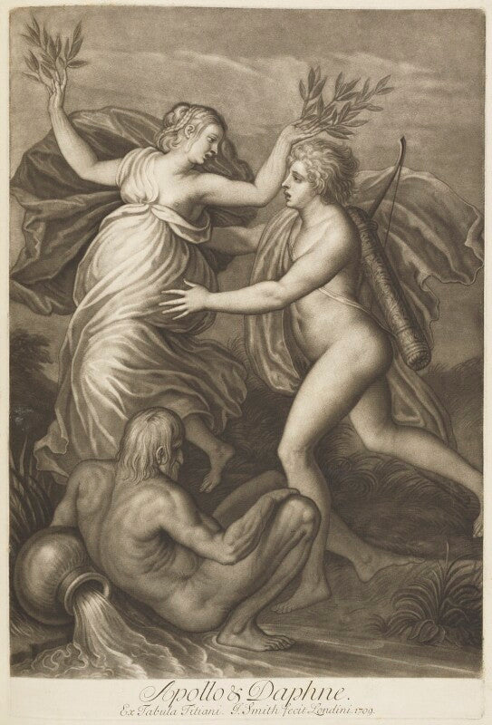 'loves of the gods': apollo and daphne npg d18964