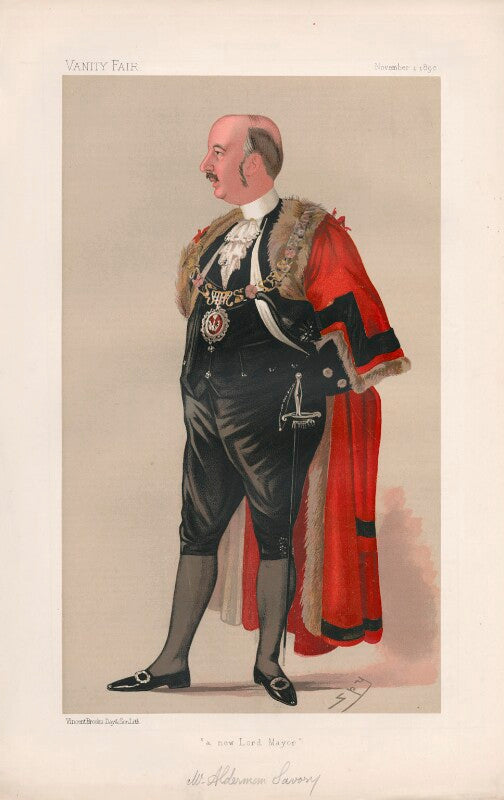 Sir joseph savory ('men of the day. no. 488.') npg d44514