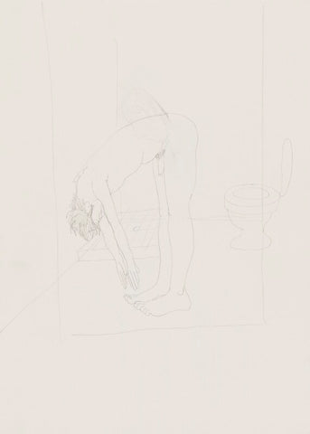 Stuart Pearson Wright: study for film installation ('Moment in a Man's Day') NPG 6745(5)
