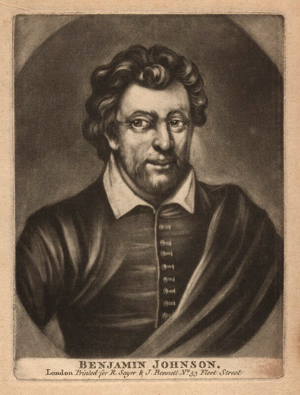 Benjamin ('ben') jonson npg d3191