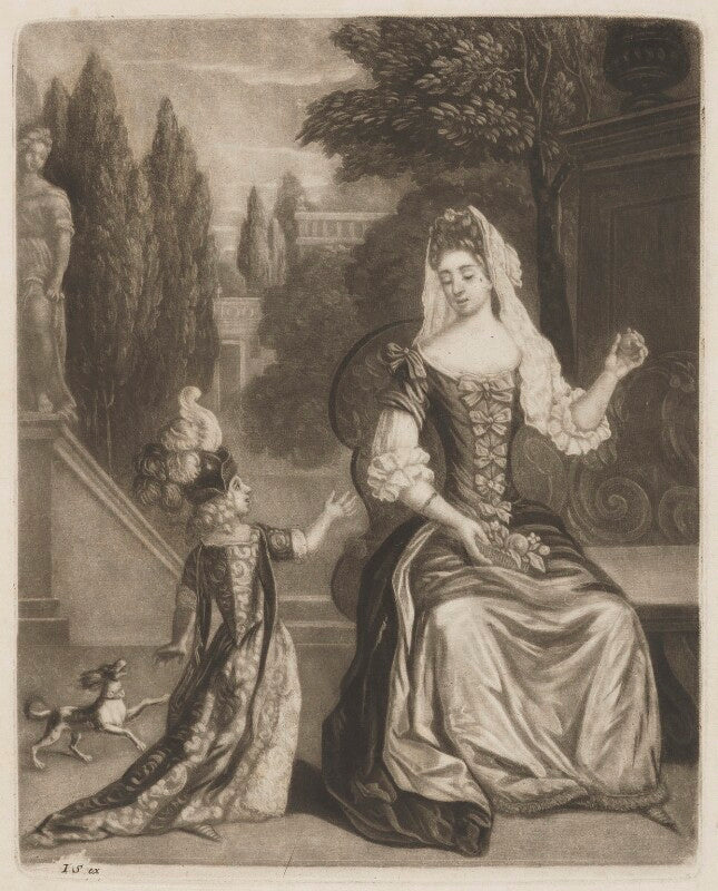 Prince james francis edward stuart; mary of modena npg d32756