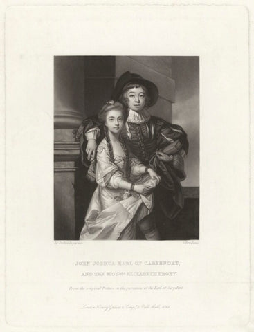 John Joshua Proby, 1st Earl of Carysfort; Elizabeth Storer (née Proby) NPG D32722