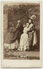 Unknown actress; Jean Baptiste Faure; Adelina Patti; Giovanni Matteo Mario NPG x20490