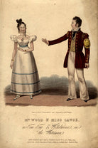 Mr Wood and Miss Cawse as Tom Tug and Wilhelmina in 'The Waterman' NPG D8534