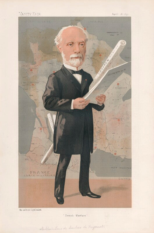 Charles louis de saulces de freycinet ('men of the day. no. 506.') npg d44538