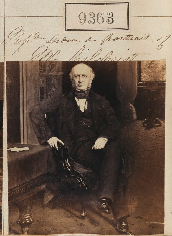 Mr gilchrist ('reproduction from a portrait of mr gilchrist') npg ax59169