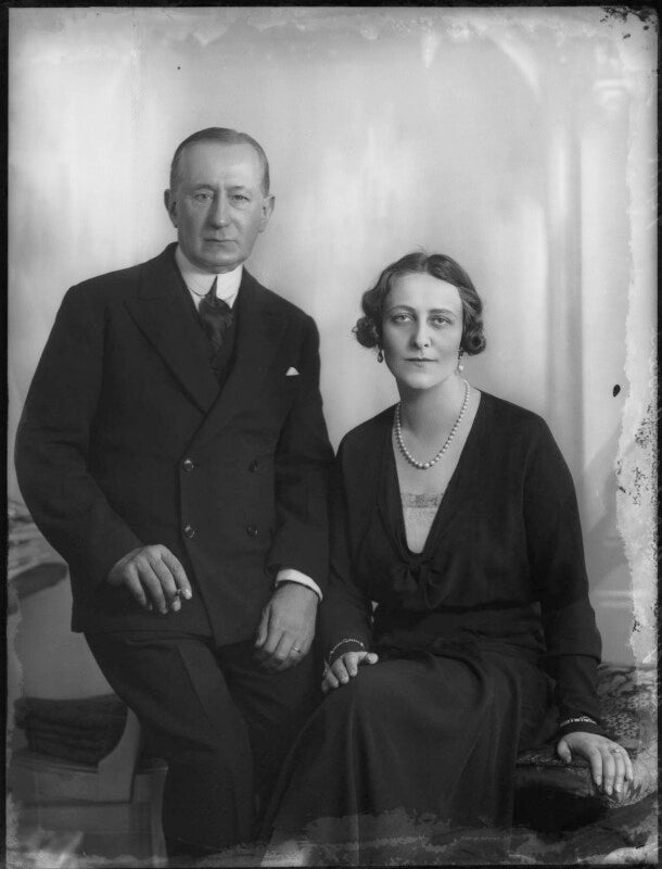 Guglielmo marconi; marchesa maria cristina marconi (née bezzi scali) npg x150062
