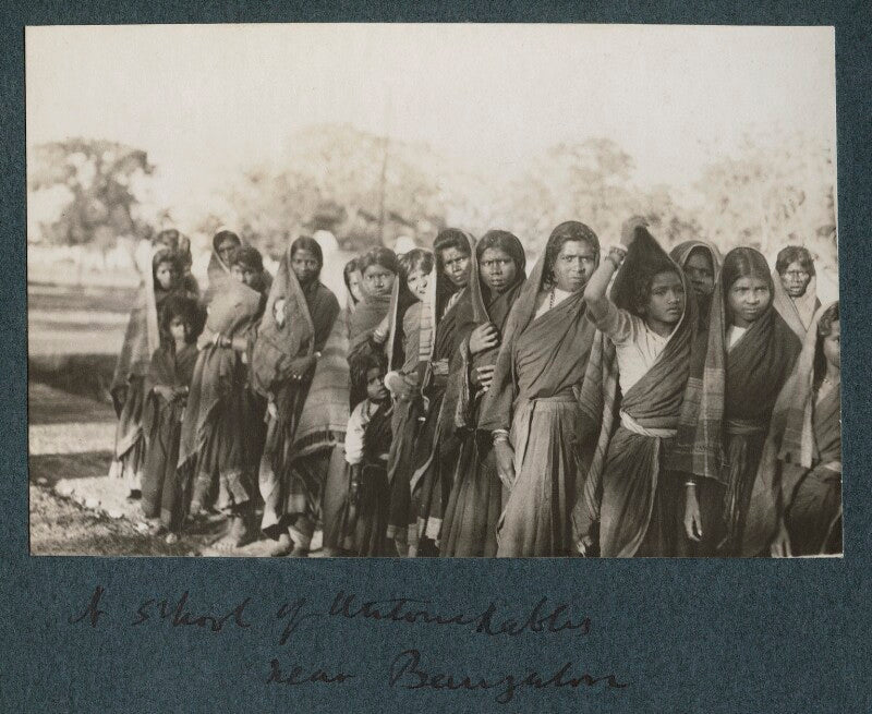 'a school of untouchables near bangalore' npg ax143753
