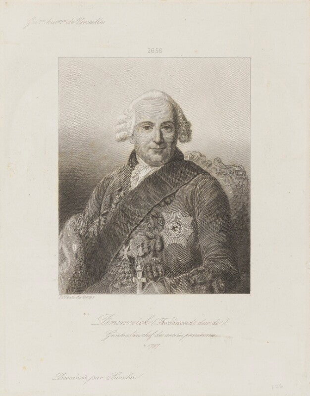 Ferdinand, duke of brunswick woltenbüttel npg d15376