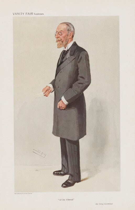 Sir john irving courtenay ('men of the day. no. 1180. "a city liberal."') npg d45494