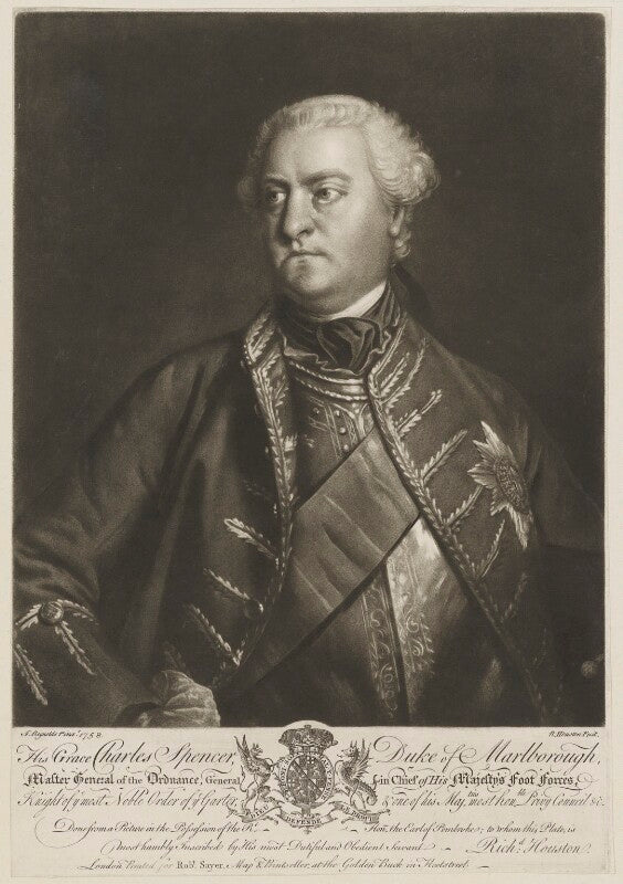 Charles spencer, 3rd duke of marlborough npg d38244
