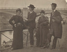 Anna Oscara Steffen (née von Sydow); Halliday Sparling; May Morris; Gustaf Steffen NPG x32598