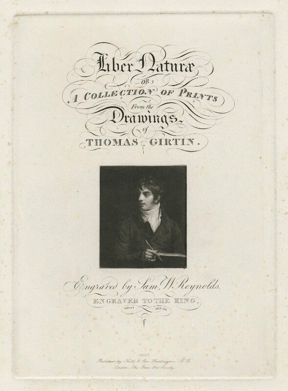 Thomas girtin ('liber naturae or a collection of prints from the drawings of thomas girtin') npg d34509