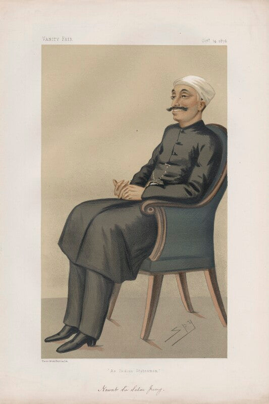 Sir salar jung ('statesmen. no. 234.') npg d43766