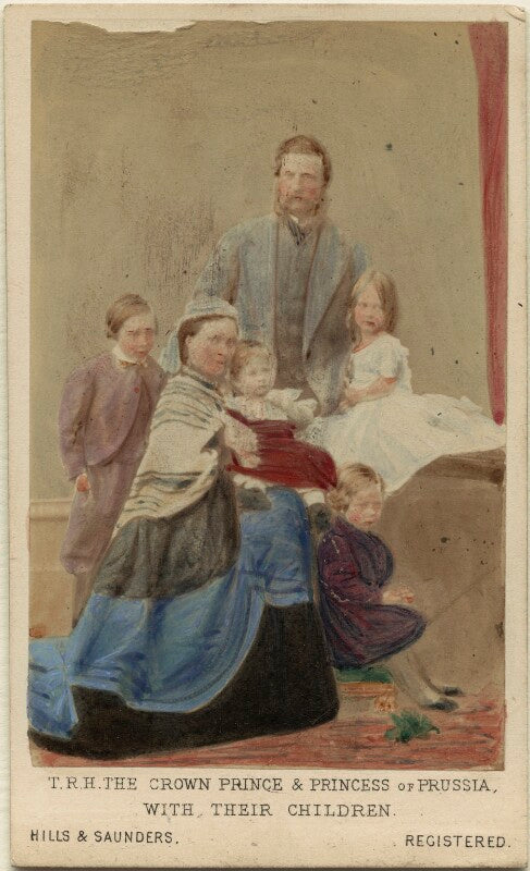 The emperor and empress of germany with their children npg ax46753