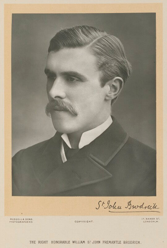 (william) st john fremantle brodrick, 1st earl of midleton npg ax16020