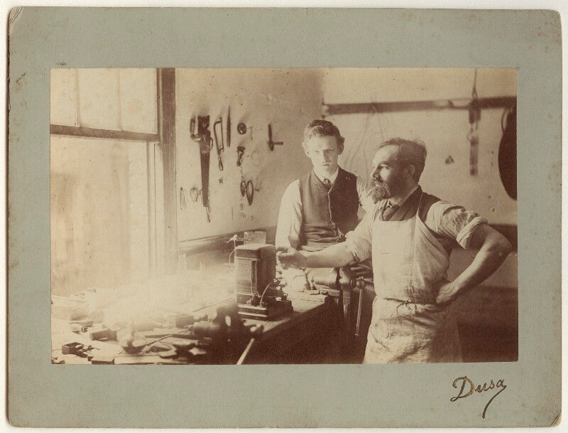 John elliott burns with an unknown colleague npg x4920