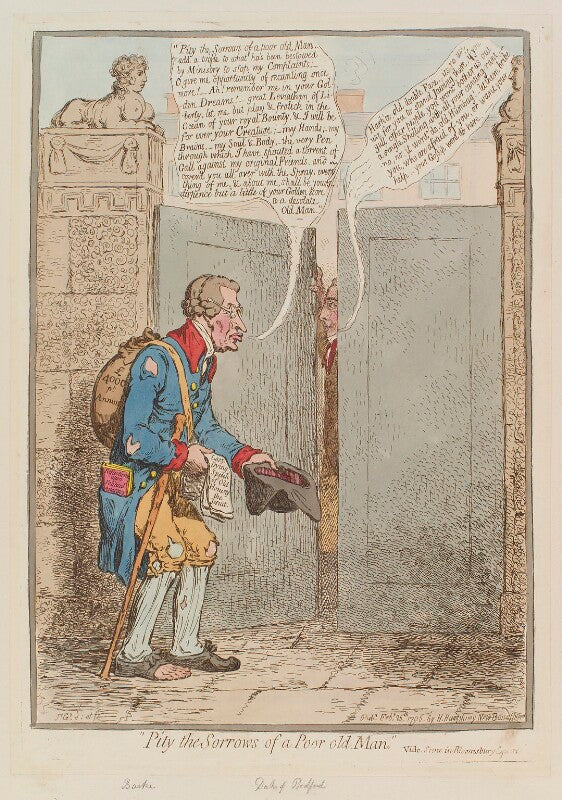 'pity the sorrows of a poor old man' npg d12558