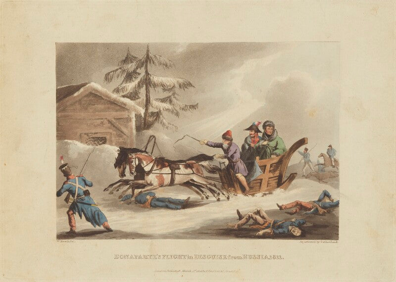 Napoléon bonaparte ('bonaparte's flight in disguise from russia, 1811') npg d15892