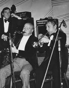 Bud Freeman; Ruby Braff; unknown man NPG x210159