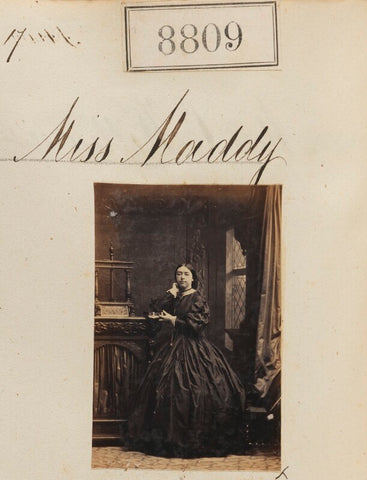 Mary Anne Frances Edwards (née Maddy) ('Miss Maddy') NPG Ax58632