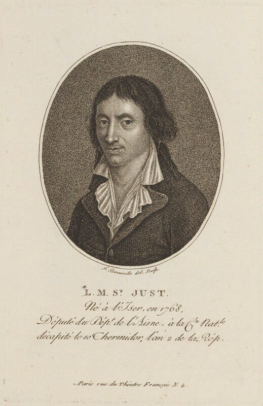 Antoine louis léon de saint just npg d15407