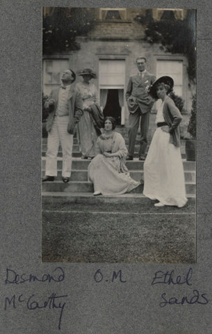 Lady Ottoline Morrell with friends NPG Ax140325