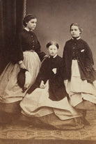 Evelyn Laura (née Barrington), Countess of Craven; Constance Mary Palk (née Barrington), Baroness Haldon; Hon. Florence Isabel Barrington NPG Ax26273