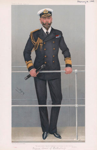 Louis Alexander Mountbatten, 1st Marquess of Milford Haven (Prince Louis of Battenburg) ('Men of the Day. No. 941. "'He was born a Serene Highness but he has lived it down.' - Jehu Junior"') NPG D45262