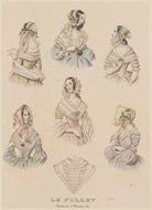 Dinner dresses, home morning dress and evening full dress, August 1841 NPG D47880