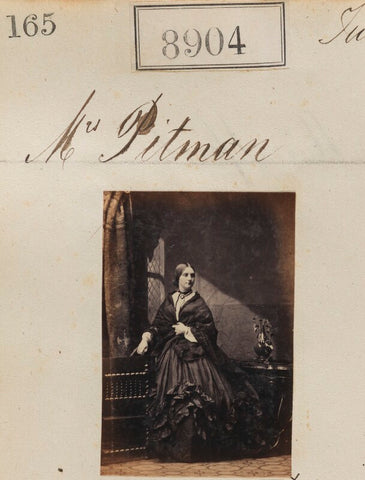 Mrs Pitman NPG Ax58727