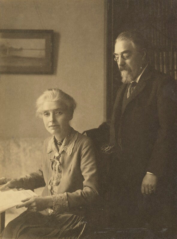 Beatrice webb; sidney james webb, baron passfield npg p1292(86)