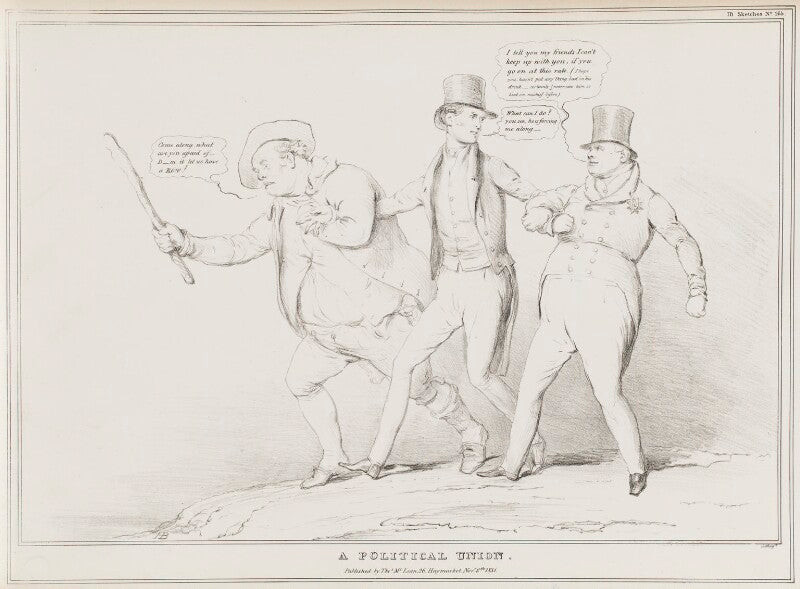 A political union (john bull; charles grey, 2nd earl grey; king william iv) npg d41100