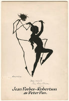 Jean Forbes-Robertson as Peter Pan in 'Peter Pan' NPG D505