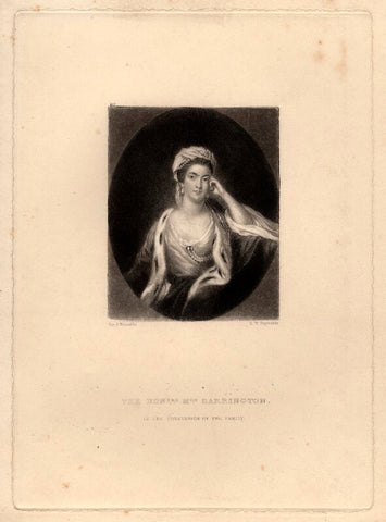 Elizabeth Barrington (née Vassal) NPG D646