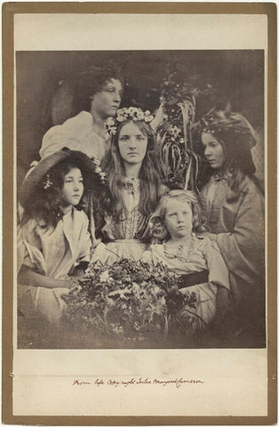 'May Day' (Kate ('Kittie') Keown; Mary Ann Hillier; Mary Ryan; William Frederick Gould and an unknown girl) NPG x18039