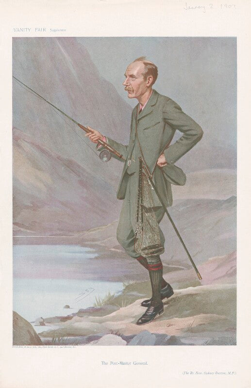 Sydney charles buxton, earl buxton ('men of the day. no. 1047. "the postmaster general."') npg d45361