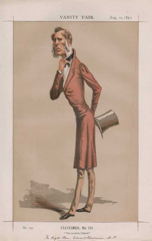 Edward horsman ('statesmen, no. 121.') npg d43548